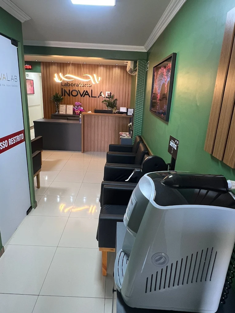 Recepção de atendimento particular Inovalab